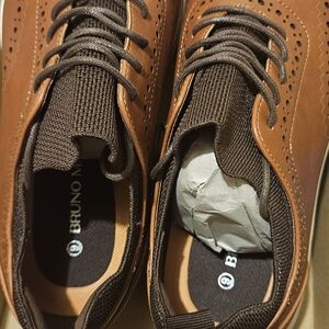 Bruno Magli Brown Leather Oxfords